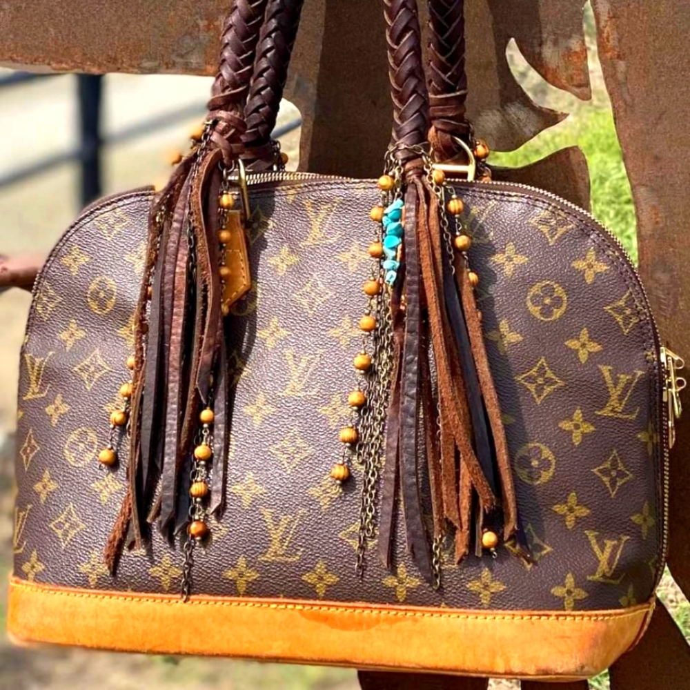 Louis Vuitton Alma Braided Fringe Handles Vintage